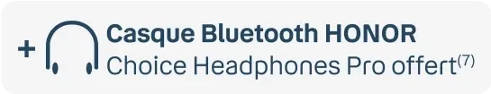 Casque Bluetooth Honor, Choice Headphones Pro offert