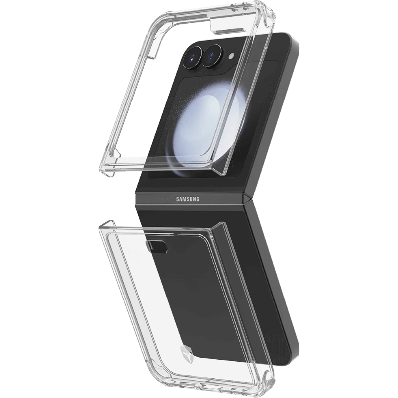 Photo du produit Double Coque renforcée Force Case transparente pour Galaxy Z Flip6