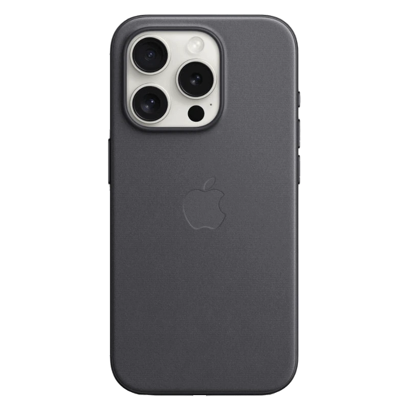 Photo du produit Coque en tissage fin avec MagSafe pour iPhone 15 Pro - Noir