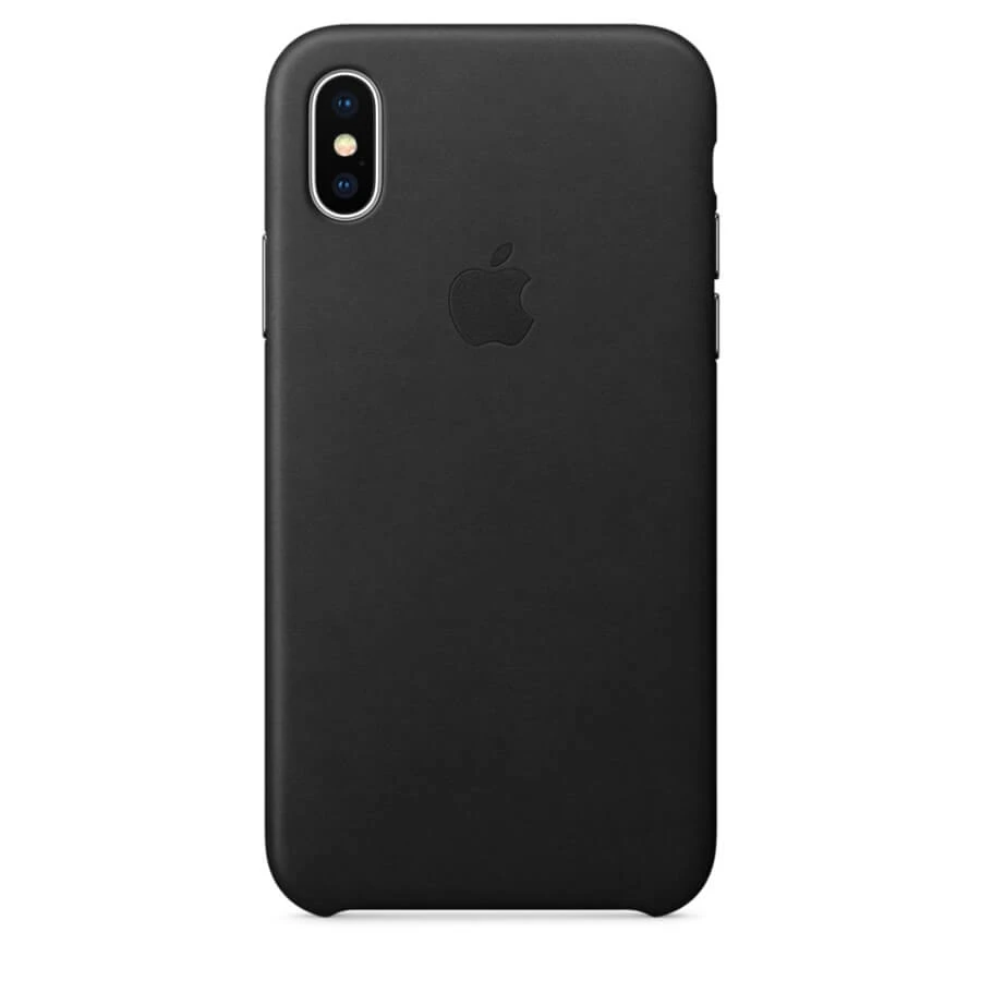 Photo du produit Coque en cuir Apple pour iPhone X