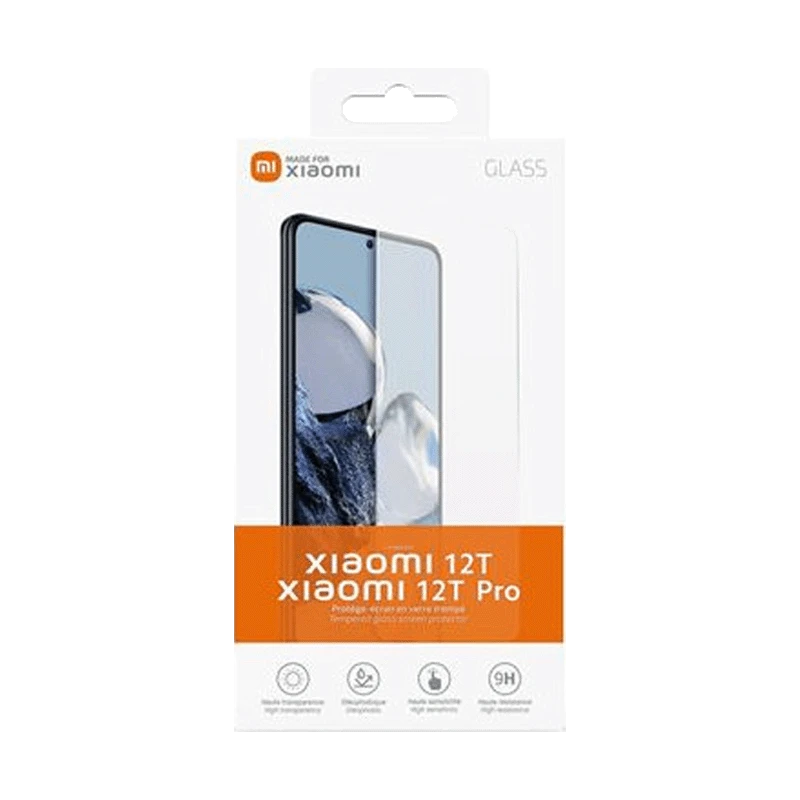 Photo du produit Protège-écran verre trempé pour Xiaomi 12T/12T Pro