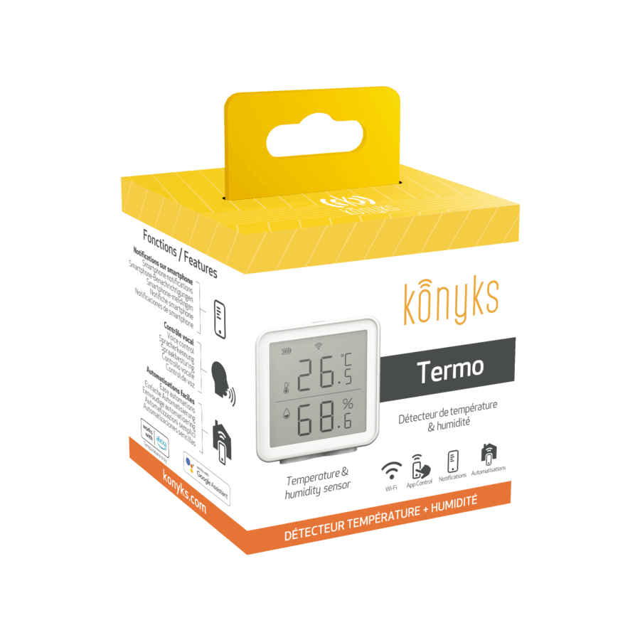 Konyks Termo : un thermomètre et hygromètre connecté [Test] - UnSimpleClic