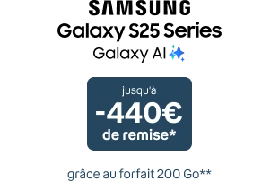 Samsung Galaxy S25 series jusqu'à -440€ de remise