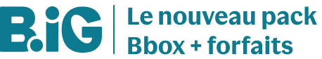 BIG Le nouveau forfait Bbox + forfaits mobiles